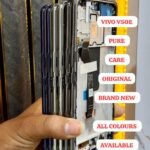 LCD with Touch Screen for Vivo V50e 5G - Black (display glass combo folder) - Original - By Bazzarking.com