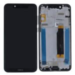 LCD with Touch Screen for Nokia 5.1 Plus - Black (display glass combo folder) Original 100% - By Bazzarking.com