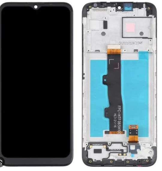 LCD with Touch Screen for Motorola Moto E7 Power - Black (display glass combo folder) OG100%
