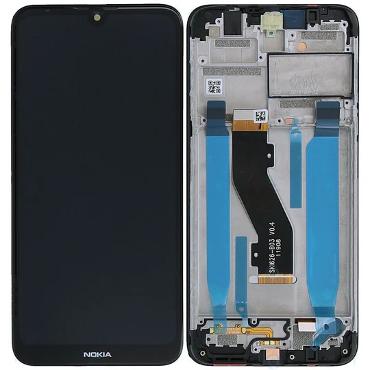 LCD with Touch Screen for Nokia 3.2 - Black (display glass combo folder) Original 100%
