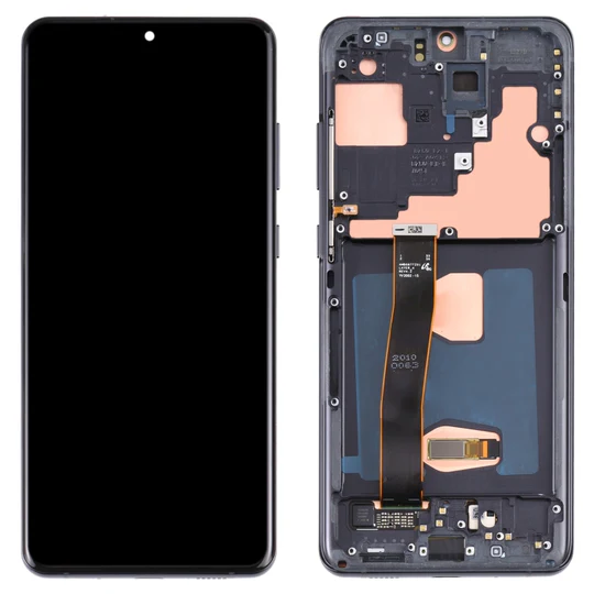 OLED Display for Samsung Galaxy S20 Ultra 5G - With Frame - (display glass combo folder)