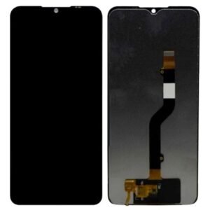 LCD with Touch Screen for Lava Z4 - Black (display glass combo folder)