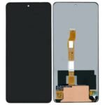 LCD with Touch Screen for Vivo T4x 5G - Black (display glass combo folder) - By Bazzarking.com