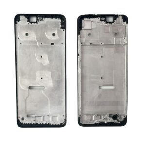 LCD Frame Middle Chassis for Motorola Moto G06 Power - Black - By Bazzarking.com