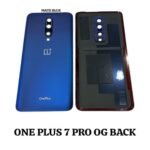 Back Panel Cover for OnePlus 7 Pro - Blue - With Camera Lens - By Bazzarking.com