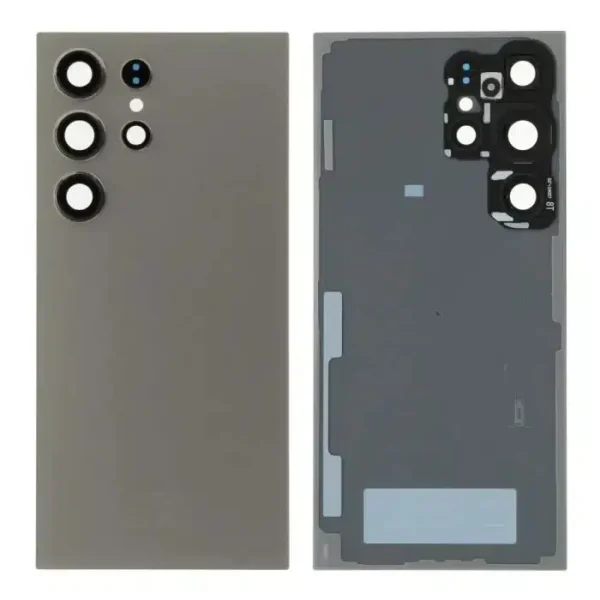 Back Panel Cover for Samsung Galaxy S24 Ultra 5G - Black With Camera lens