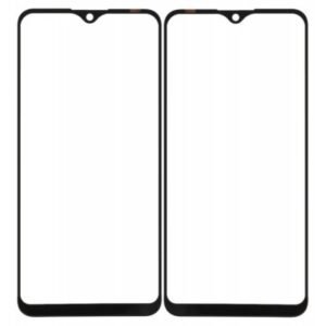 Front Glass for OPPO A15 - Black - By Bazzarking.com