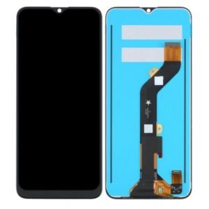 LCD with Touch Screen for Tecno Spark 10C - Black (display glass combo folder) - By Bazzarking.com