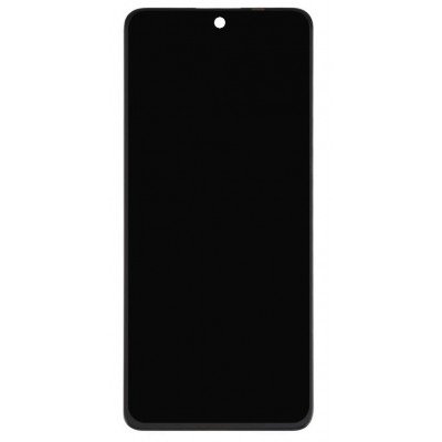 LCD with Touch Screen for Lava Agni 4 - Black (display glass combo folder)