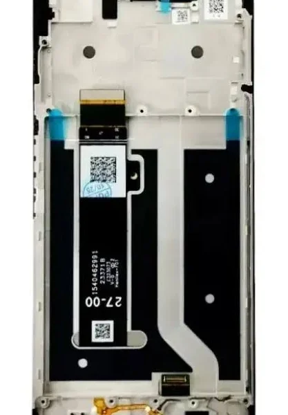 LCD with Touch Screen for Motorola Moto G34 5G - Black (display glass combo folder) (With Frame) 100 OG