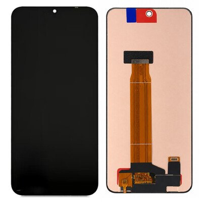 LCD with Touch Screen for Lava Play Max - Black (display glass combo folder)