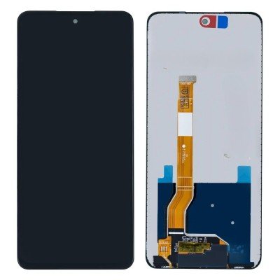 LCD with Touch Screen for Realme P4x 5G - Black