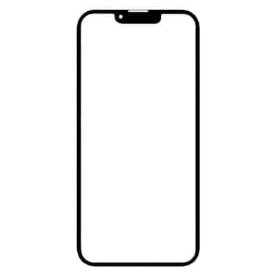 Front Glass for Apple iPhone 13 - Black
