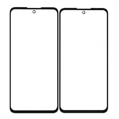 Replacement Front Glass for Motorola Edge 20 Fusion - Black