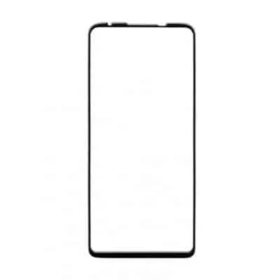 Front Glass for Motorola Moto G9 Plus - Black