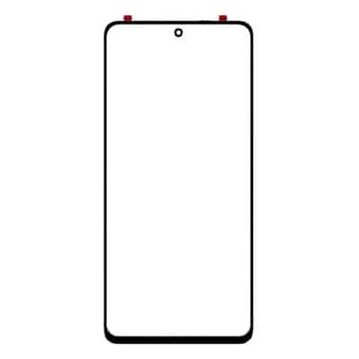 Front Glass for Xiaomi Mi 10i 5G - Black