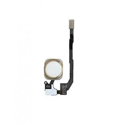 Home Button Complete for Apple iPhone 5s Gold - Outer Plastic with Inner Flex