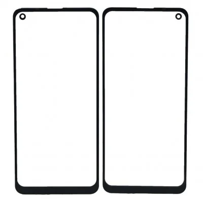 Front Glass for LG W41 - Black