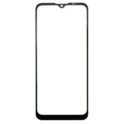 Front Glass for Motorola Moto E7 Plus - Black