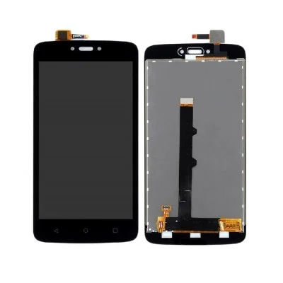 LCD with Touch Screen for Motorola Moto C - Black (display glass combo folder)